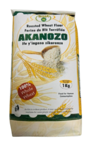 Akanozo ifu y ingano zikaranze premium roasted wheat flour