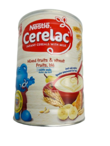 Nestle Cerelac infant cereal with milk enriched with essential nutrients for babies