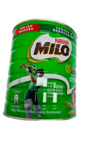 Nestle Milo chocolate malt powder for a rich and energizing drink
