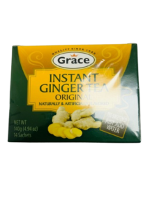 Instant ginger tea powder for a warm and refreshing drink