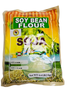 Natural soy bean flour soja with a fine and smooth texture