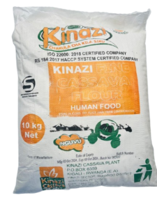 Pure natural cassava flour unga ya mihogo with a fine, smooth texture