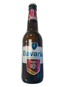 Bavaria refreshing drink bottle with a smooth and cool taste