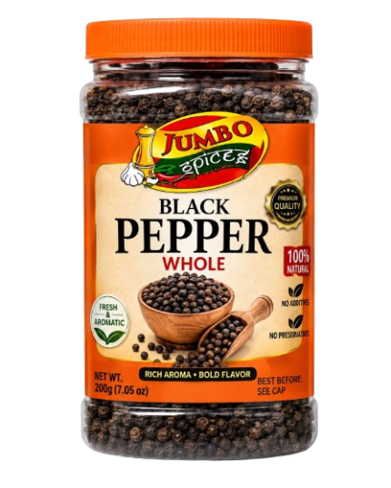 Jumbo Black Pepper Whole