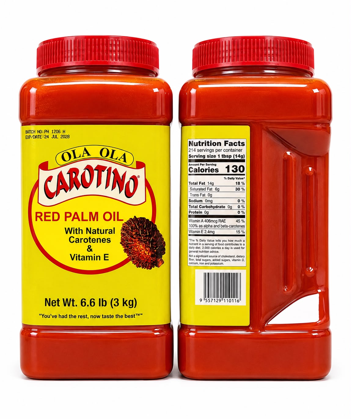 Ola-Ola Corotino Red Palm Oil 6.6 LB Ola-Ola Corotino Red Palm Oil 6.6 LB